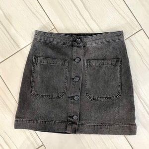 We the Free Jean Mini Skirt